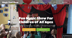Desktop Screenshot of magicfredshow.com